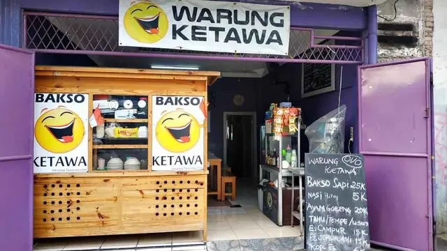 6 Tulisan di Warung Pakai Nada Ketawa Ini Bikin Pembeli Senyum
