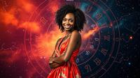 halle bailey zodiac sign ©Ilustrasi dibuat AI