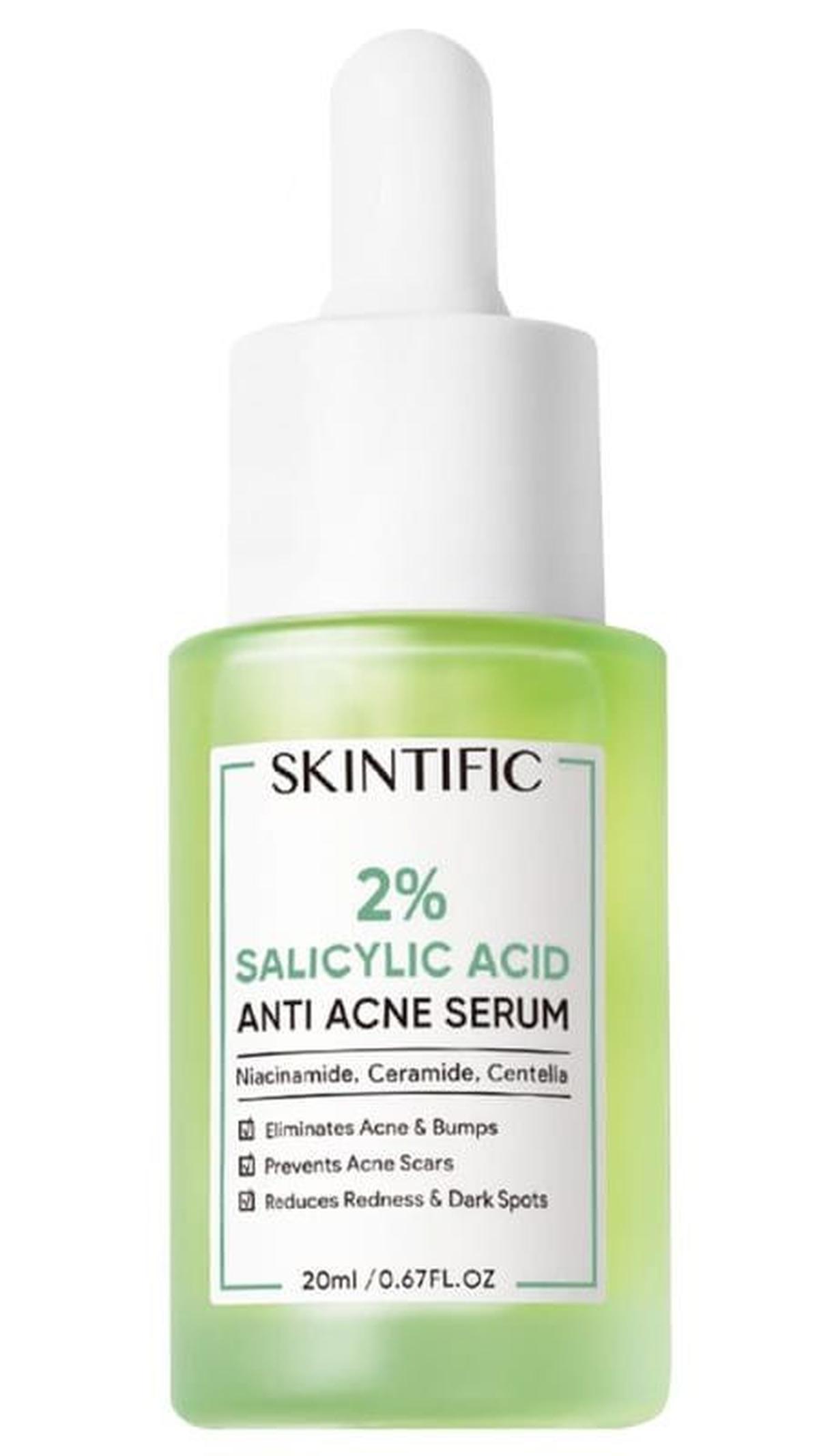 1.&nbsp;Skintific 2% Salicylic Acid Anti Acne Serum