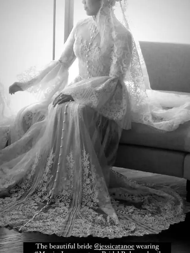 Gaun pernikahan Jessica Tanoesoedibjo