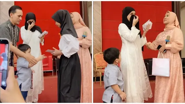 6 Momen Fuji Santuni 500 Anak Yatim, Tak Kuasa Tahan Tangis Ingat Gala