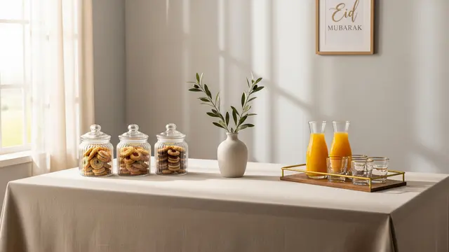 Ide Dekorasi Ruangan untuk Menyambut Lebaran/Gemini AI