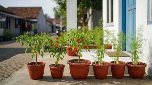Tanaman Adas Sebagai Pendamping Cabai yang Cocok untuk Teras Rumah