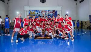 Tim Basket Bhayangkara Brimob meraih juara pada ajang KASAU Cup 2026 Basketball Tournament kategori antar kementerian dan lembaga. (Polri)