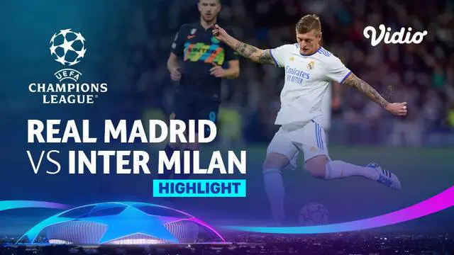 Berita video highlights matchday 6 Grup D Liga Champions 2021/2022, Real Madrid kontra Inter Milan, yang berakhir dengan skor 2-0, Rabu (8/12/2021) dinihari WIB.