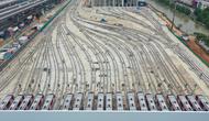 Depo LRT Jabodebek berlokasi di Kec. Bekasi Timur, Kab. Bekasi, dengan luas sekitar 100.000m2. (Dok PT KAI)