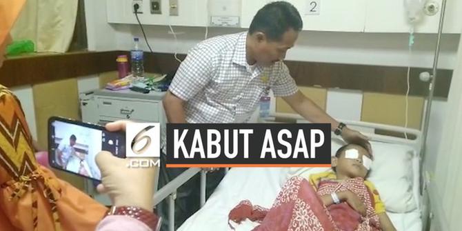 VIDEO: Mata Anak Iritasi Terpapar Kabut Asap