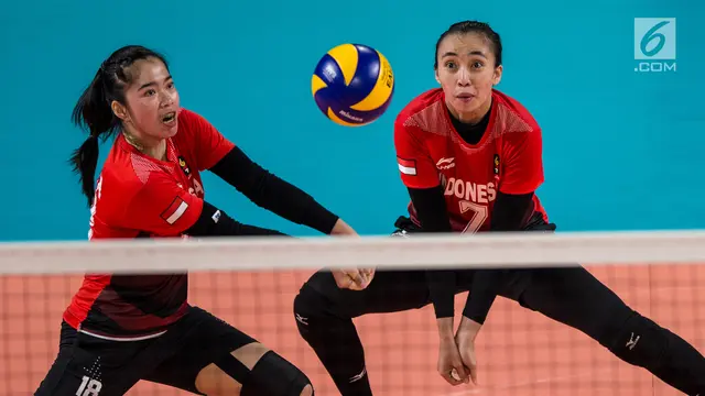 Tim Voli Putri Indonesia Vs Thailand