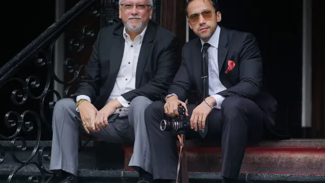 Maruli Tampubolon dan ayahnya, Juan Felix Tampubolon (ist)
