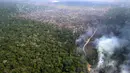 Level tersebut 11 kali lebih banyak daripada batas yang direkomendasikan oleh Organisasi Kesehatan Dunia (WHO)dan merupakan yang terburuk di antara kota-kota besar di Brasil. (EVARISTO SA / AFP)