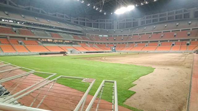 Jakarta International Stadium (JIS) direnovasi untuk Piala Dunia U-17 2023.