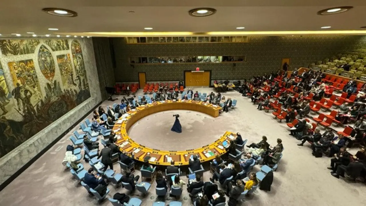 Suasana Debat Terbuka Dewan Keamanan (DK) PBB mengenai situasi di Timur Tengah, termasuk Palestina pada Selasa (23/1/2024).