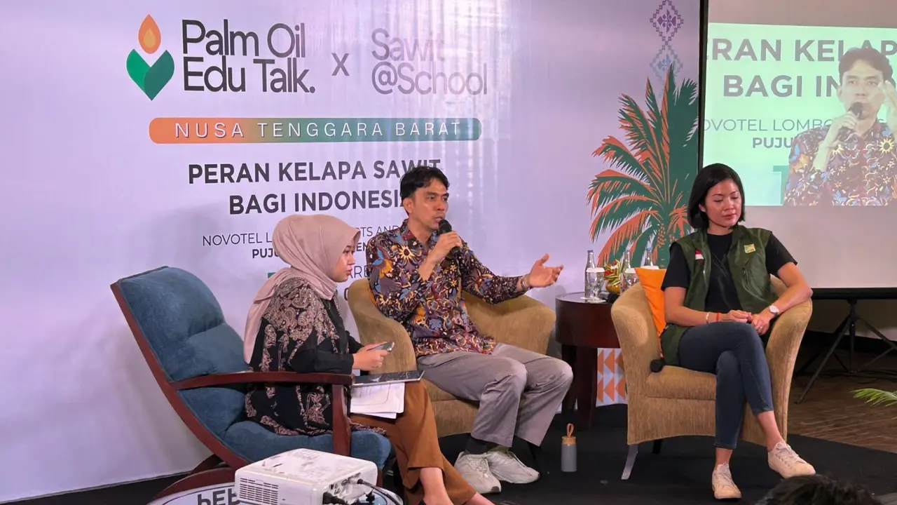 Badan Pengelola Dana Perkebunan Kelapa Sawit (BPDPKS) melalui kegiatan Palm Oil Edu Talk dan Sawit @ School melanjutkan edukasi tentang fakta objektif kelapa sawit serta memberikan informasi tentang program-program BPDPKS yang berkaitan dengan kelapa sawi