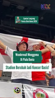 Wonderwall menggema di Piala Dunia 2026, stadion berubah jadi konser Oasis!