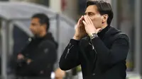 Pelatih AC Milan Vincenzo Montella. (AP Photo/Antonio Calanni)