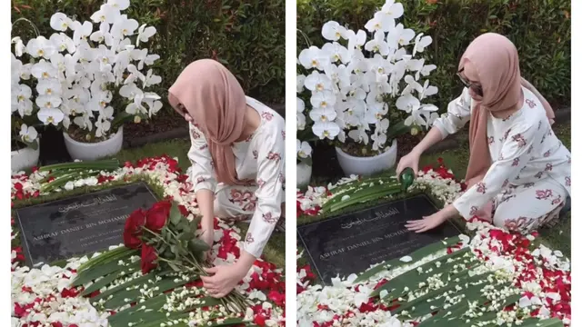 Potret BCL Nyekar ke Makam Bareng Keluarga Mendiang Ashraf/Instagram Bunga Citra Lestari