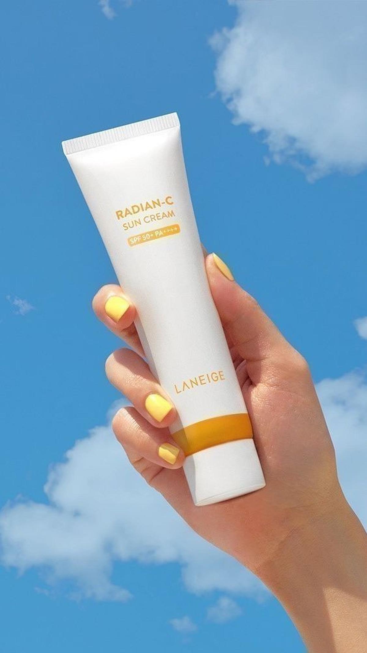 3.&nbsp;Laneige Radian-C Sun Cream