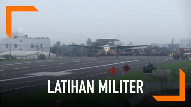 VIDEO: Siaga Invasi China, Jet Taiwan Mendarat di Jalan Raya