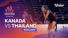 Berita Video, Highlights VNL 2023 Putri antara Kanada Vs Thailand pada Kamis (1/6/2023)