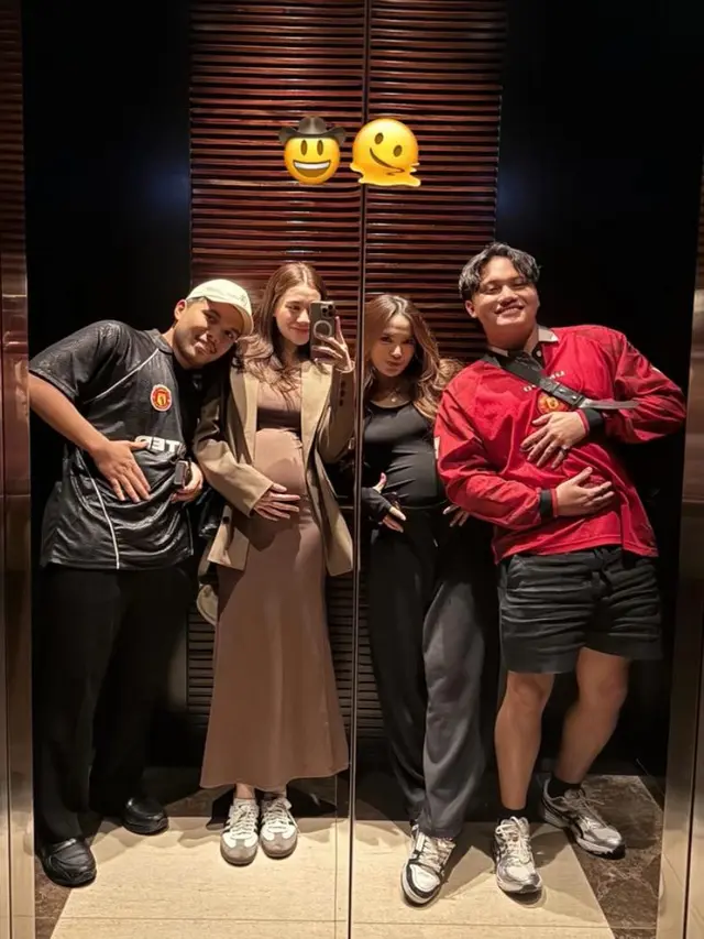 Gaya Kompak Vidi Aldiano, Aaliyah Massaid, hingga Mahalini Pakai Jersey "Yunited" saat Nonton Konser Yura Yunita