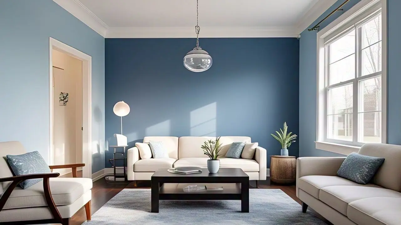 Inspirasi Gradasi Warna pada interior rumah (Image by Meta AI)