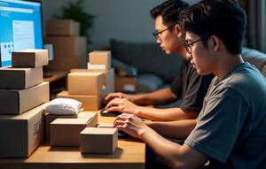 Usaha Sampingan Malam Hari. (Foto: AI)