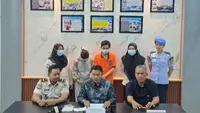 Konferensi Pers Penyelundupan Narkoba di Rutan Salemba (Antara)