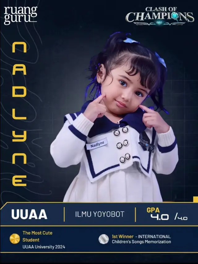 Nadlyne Aurora Shezanameera Dreyanda (TikTok/@nandaarsyinta)