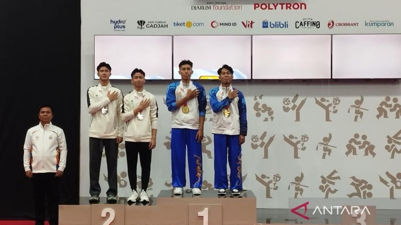 Pecah Telur! Wushu Jambi Sumbang Emas Perdana Kontingen di PON Bela Diri Kudus 2025
