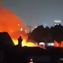 Detik-detik Kebakaran Hanguskan Lima Rumah di Palmerah