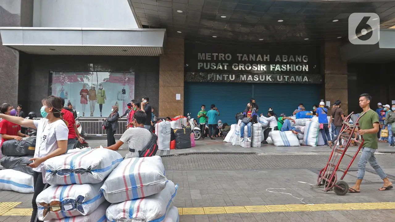 Penutupan Pasar Tanah Abang Berlanjut
