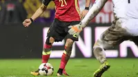Yannick Carrasco menjadi penentu kemenangan Belgia atas Bosnia-Herzegovina pada laga Kualifikasi Piala Dunia 2018. (doc. Belgian Red Devils)
