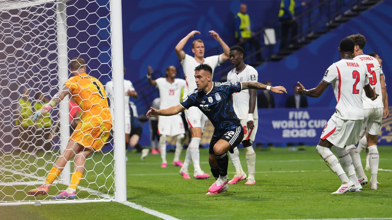 Pemain Argentina Lautaro Martinez