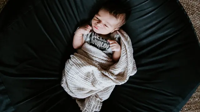 Ilustrasi bayi laki-laki