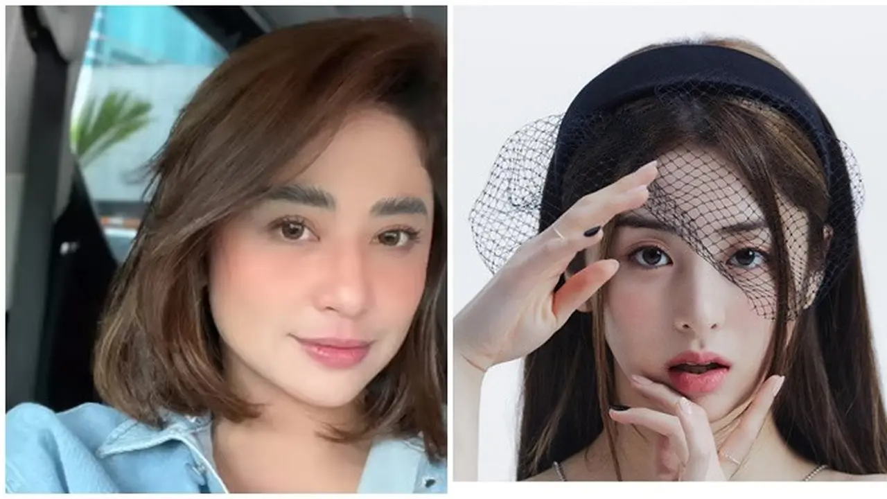 Bak Kembaran Idol Kpop, Ini 6 Potret Kemiripan Dewi Perssik dan Yunjin Le Sserafim