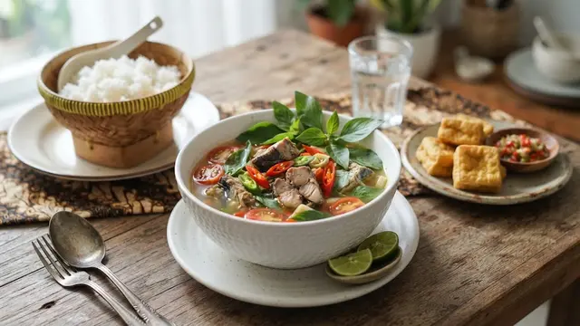 Sup Ikan Kuah Asam Manado