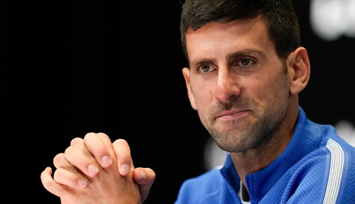"Tadi itu pertandingan yang sangat sulit," ujar Sinner di atas lapangan seperti diberitakan BBC Sport. (AP Photo/Louise Delmotte)