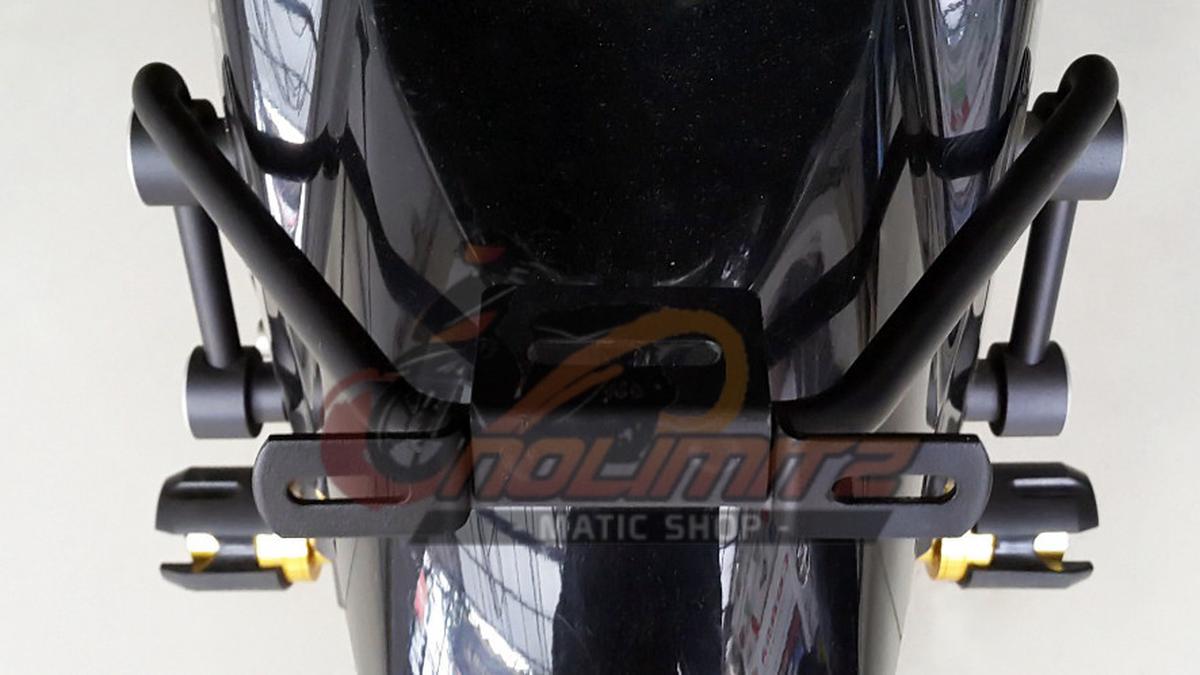 Lebih Keren Ubah Bracket Plat Nomor Depan Nmax - Etalase Otosia.com