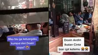 Viral Aksi Satu Keluarga Gelar Doa Bersama Agar Andin Ketemu. (Sumber: TikTok/ @dkaniaaa_)