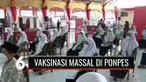 Setelah sebelumnya ratusan santri dinyatakan positif Covid-19, BIN menyelenggarakan vaksin di Pondok Pesantren Sunan Pandanaran untuk ribuan siswa dan santri. Pantau pelaksanaan secara daring, Presiden Jokowi berharap semakin banyak siswa dan santri ...