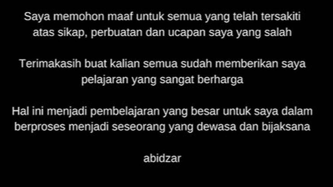Abidzar Akhirnya Minta Maaf, Langsung Dirujak Netizen & Seruan Boikot Film A Business Proposal Tetap Ramai