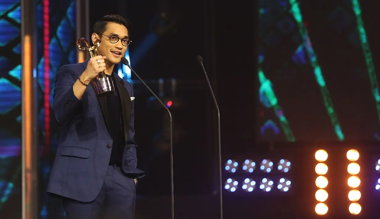 Selain itu, di ajang bergengsi ini juga muncul nama Afgan yang menang sebagai Bintang Iklan Pria Terfavorit. (Bambang E.Ros/Bintang.com)