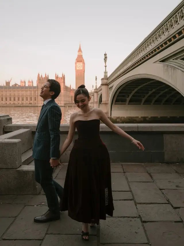 Bak Royal Couple, El Rumi dan Syifa Hadju Tampil Serasi dalam Prewedding Romantis di London