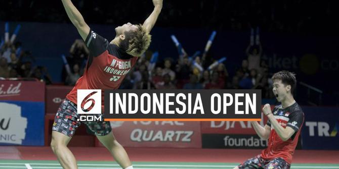 VIDEO: Kevin/Marcus Pertahankan Juara Indonesia Open