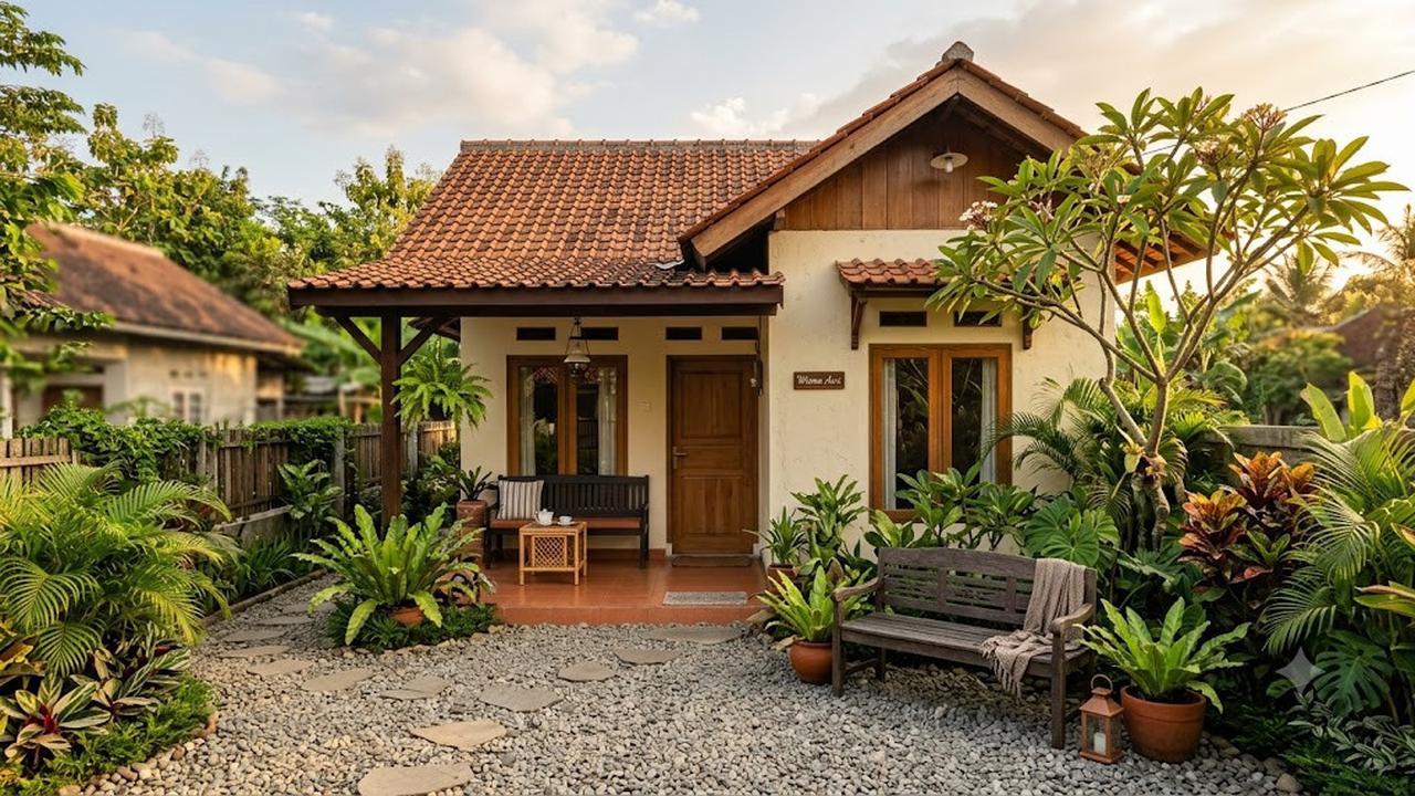 Ide Gravel Garden di Teras Rumah