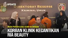 Aparat kepolisian menangkap dan menetapkan tersangka Ria Agustina (33) selaku pemilik Tabib Kecantikan Ria Beauty. Polisi juga menangkap seorang karyawannya berinisial DNJ (58) bersama Ria Agustina.