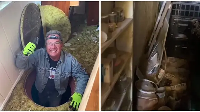 Wanita Ini Temukan Bunker Perang Dingin di Dalam Rumah, Videonya Viral di Medsos