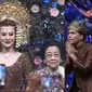 Momen saat Megawati Soekarno Putri dan Puan Maharani datang ke resepsi pernikahan Thariq Halilintar dan Aaliyah Massaid. (Dok: YouTube Thariq Halilintar)