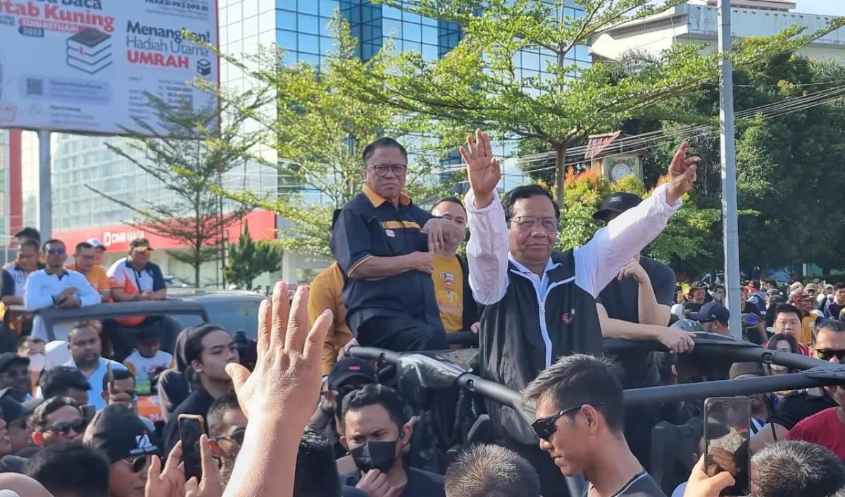 Sekitar pukul 13.00 Wib, Mahfud akan mengunjungi sentra UMKM pengerajin Emping di Tegalwangi, Pandeglang, Menes, Banten. <br>