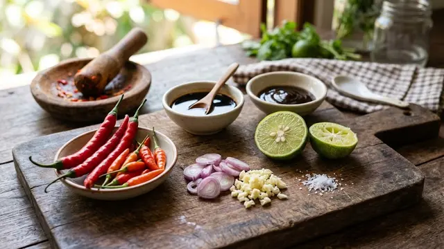 Resep Sambal Kecap Saus Tiram/AI Generated